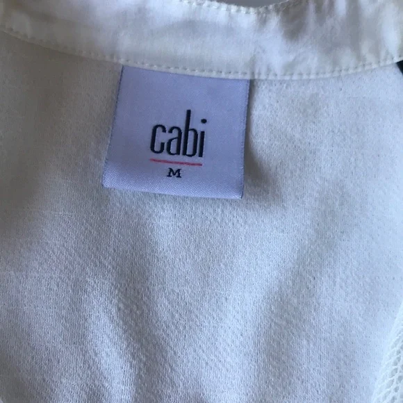 Cabi cream white lace tank top blouse - Picture 5 of 8